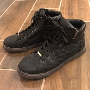 Steve Madden Black Hi-Tops